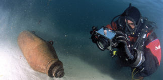 Les démineurs plongeurs de la Sécurité Civile