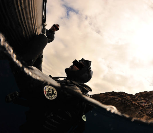 En stage plongée avec le R.A.I.D