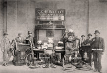 La fabrique de scaphandres : Visite de l’usine de pieds-lourds Heinke en 1905