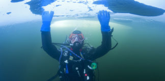 La plongée sous glace, c’est aussi dans les Pyrénées