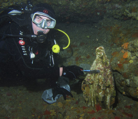 La grotte de la Vierge ou grotte à Gaby