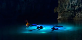 La communication entre plongeurs en plongée Tek