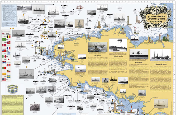 Les épaves de la Première Guerre mondiale en Bretagne
