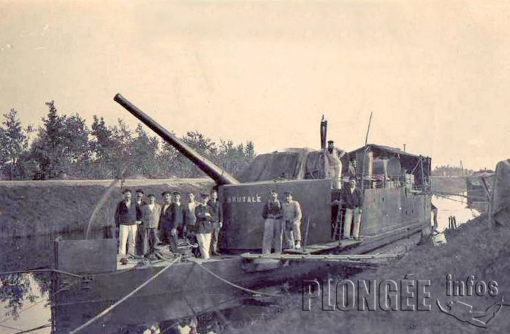 Chaque jour, une épave : 8 janvier 1918, La Brutale, canonnière fluviale