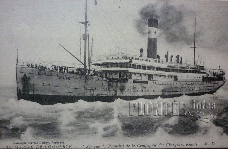 Chaque jour, une épave : 11 janvier 1920, le paquebot Afrique