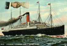 Chaque jour, une épave : 1er janvier 1917, le paquebot Ivernia