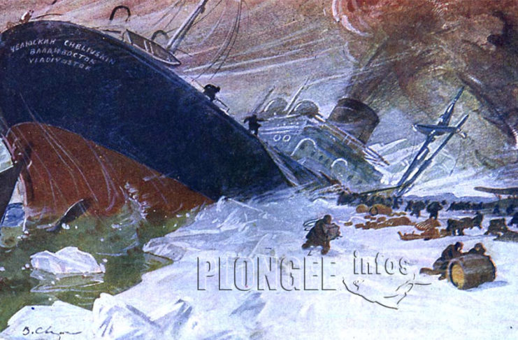 Chaque jour, une épave : 13 février 1934, le Tcheliouskine et le sauvetage le plus extraordinaire de l’Histoire