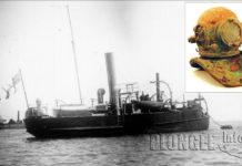 Chaque jour, une épave : 8 février 1934, le Disperser et son casque de scaphandrier