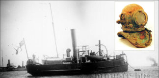 Chaque jour, une épave : 8 février 1934, le Disperser et son casque de scaphandrier