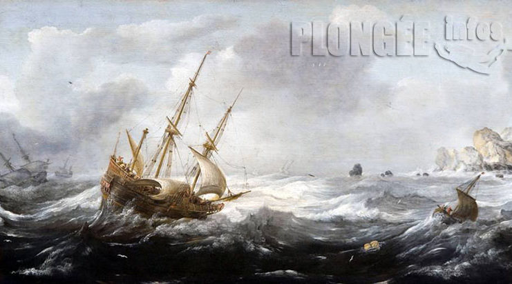 Chaque jour, une épave : 11 avril 1676, le Chariot et ses 70 canons