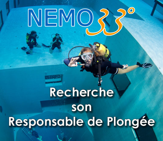 NEMO 33 recrute son responsable de plongée