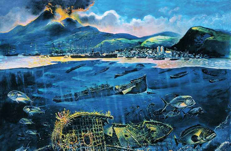 Chaque jour, une épave : 8 mai 1902, Roraima, Tamaya, les naufrages de l’éruption en Martinique