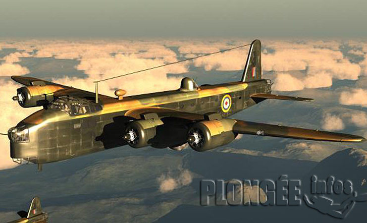 Chaque jour, une épave : 18 mai 1943, un bombardier anglais Stirling tombait à Saint-Jean-de-Monts