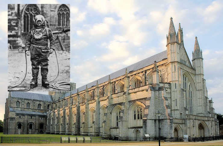 Le Scaphandrier qui sauva la cathédrale de Winchester
