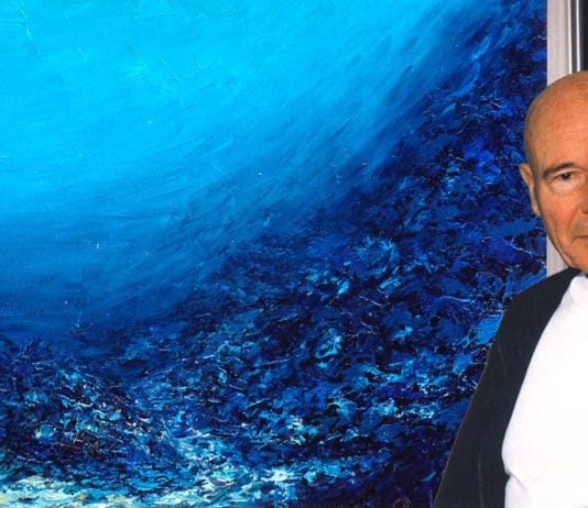 André Laban, le Peintre du Bleu, s’en est allé vers le paradis bleu