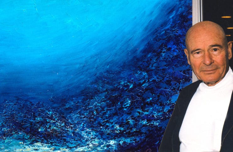 André Laban, le Peintre du Bleu, s’en est allé vers le paradis bleu