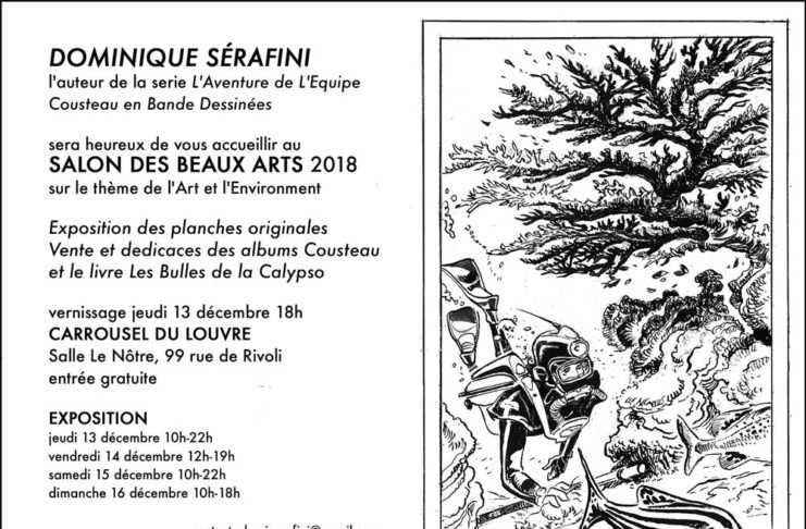 Le monde sous-marin de Dominique Sérafini s’expose à Paris