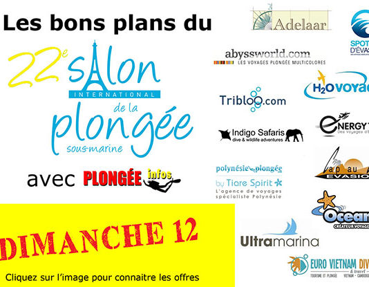 Les bons plans du dimanche au Salon de la Plongée 2020 !