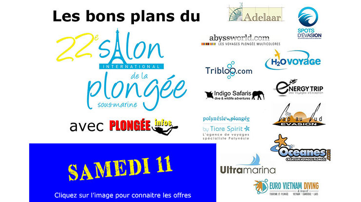 Salon de la Plongée 2020 : les bons plans du samedi !